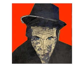 Tom Waits: Porträt mit dunklem Hut · İlker Ortaç