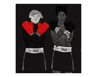 Basquiat und Andy Warhol: beim Boxen · İlker Ortaç