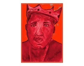 Biggie Smalls: Porträt mit Krone · İlker Ortaç