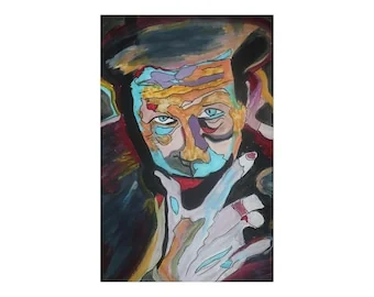 Tom Waits: Mehrfarbiges Porträt · İlker Ortaç