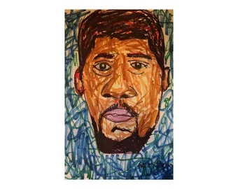 Anthony Joshua: Skizzenhaftes Porträt · İlker Ortaç