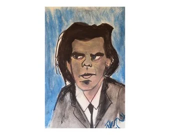 Nick Cave: Blaues Porträt · İlker Ortaç
