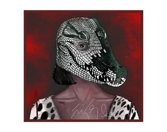 Figur mit Krokodilmaske · İlker Ortaç