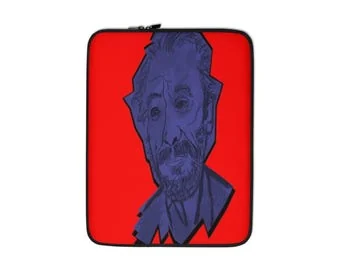 Charles Bukowski: Portreya binefş: Kîsê parastinê yê laptopê, 13 an 15 înç ji aliyê İlker Ortaç ve
