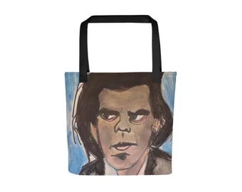 Nick Cave: Portreya şîn: Çenteya destan, 15x15 înç ji aliyê İlker Ortaç ve