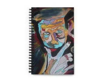 İlker OrtaçによるTom Waits スパイラルノート、ドット方眼140ページ
