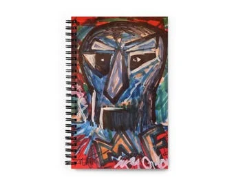 MF DOOM: Spiralnotizbuch, 140 Seiten mit Punktraster, von İlker Ortaç