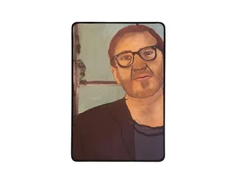 İlker OrtaçによるJohn Frusciante デスクマット、12x18 インチ マウスパッド