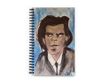 İlker OrtaçによるNick Cave スパイラルノート、ドット方眼140ページ