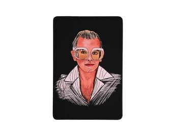 Elton John : Tapis de bureau, tapis de souris de 12x18 pouces par İlker Ortaç