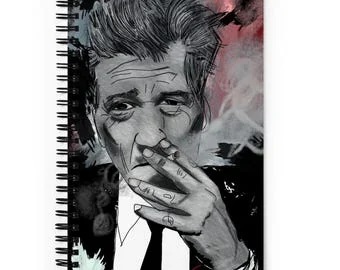David Lynch: Porträt beim Rauchen · İlker Ortaç