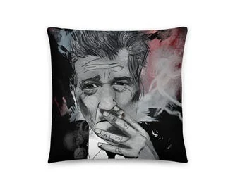 David Lynch : Housse de coussin, 16x16 pouces, housse seule par İlker Ortaç
