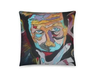 Tom Waits: Portreya pirreng: Bergê balîfê, 16x16 înç, Tenê berg ji aliyê İlker Ortaç ve