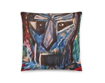MF DOOM: Kissenbezug, 16x16 Zoll, nur Bezug, von İlker Ortaç