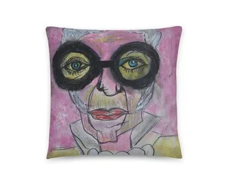 Iris Apfel: Bergê balîfê, 16x16 înç, Tenê berg ji aliyê İlker Ortaç ve