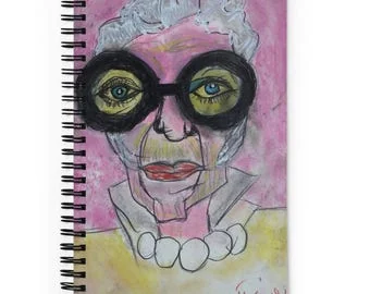 Iris Apfel : Carnet à spirale, 140 pages à points par İlker Ortaç