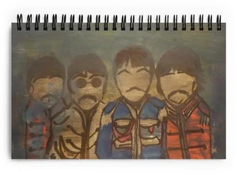The Beatles : Portrait de groupe : Carnet à spirale, 140 pages à points par İlker Ortaç