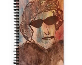 Bob Dylan : Portrait aux lunettes de soleil : Carnet à spirale, 140 pages à points par İlker Ortaç