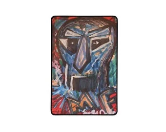 MF DOOM: Schreibtischunterlage, Mausunterlage, 12x18 Zoll, von İlker Ortaç